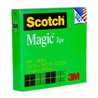 Scotch Magic Tape 3M, 810, 19mm x 66m - usynlig tape
